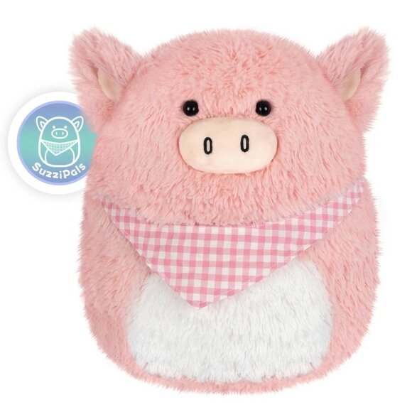13 inch Squishy Pig Plush Pillow, Soft Kawaii Plush Toy for Kids, Birthday Gifts - Picture 5 of 12